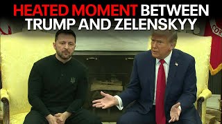 Trump Zelensky meeting FULL fiery exchange at White House [upl. by Wilbur]