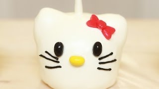 HELLO KITTY CARAMEL APPLES  NERDY NUMMIES [upl. by Fast576]