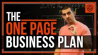 How to Write a One Page Business Plan [upl. by Analaj444]