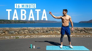 16 MINUTE TABATA WORKOUT  FullBody  No Equipment w Ash Crawford [upl. by Cirdes679]