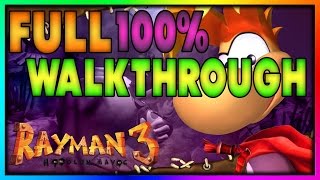 Rayman 3 Hoodlum Havoc  FULL 100 Score Walkthrough 1080p60 [upl. by Lydie]