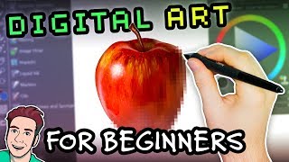 How to Make DIGITAL ART on a Computer For Beginners [upl. by Ytte360]