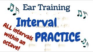 Ear Training Interval Practice  All Intervals [upl. by Dronel]