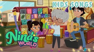 Ninas World Deck The Halls Lyric Music Video  Universal Kids [upl. by Uok]