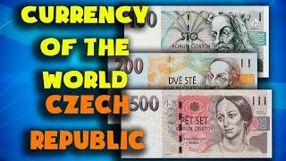 Currency of the world  Czech Republic Czech koruna Czech Republic banknotes and coins [upl. by Kama]