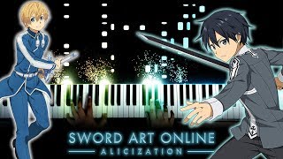 Sword Art Online Alicization OP 2 quotRESISTERquot  ASCA Piano [upl. by Lindbom]