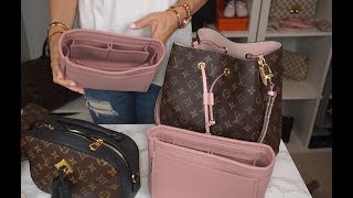 Louis Vuitton Comparison NeoNoe vs Saintonge amp Organizing Lvlovermj [upl. by Eisseb205]