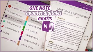 APUNTES DIGITALES EN ONE NOTE  CÓMO USARLA Paso a Paso [upl. by Oijimer]