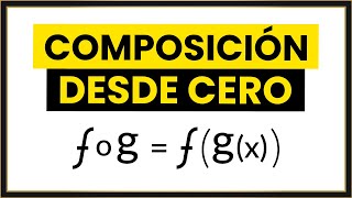 COMPOSICIÓN de FUNCIONES Explicación FÁCIL [upl. by Nosretep]