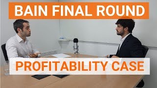 Profitability Case Study Interview Example  Solved by ExMcKinsey Consultant [upl. by Seidnac]