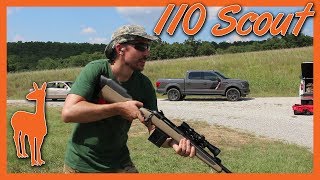 Savage 110 Scout Review 308 Punch Carbine Footprint [upl. by Keelin824]