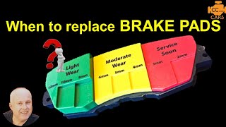 When to Change Brake Pads Thickness Minimum and WHY [upl. by Carita948]