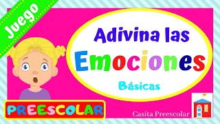 EMOCIONES PREESCOLAR Aprendeencasa [upl. by Lekram]