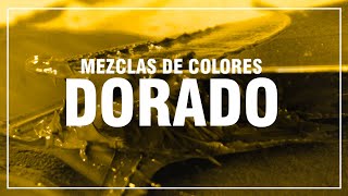 COMO HACER EL COLOR DORADO 🥇 Mezclas de Colores Paso a Paso [upl. by Aiuoqes278]