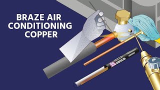 How to Braze Air Conditioning Copper [upl. by Alamat]