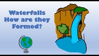 How a Waterfall is formed  labelled diagram and explanation [upl. by Arahas757]