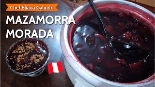 MAZAMORRA MORADA  Postres peruanos [upl. by Airelav599]