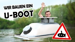 UBOOT aus unserer BADEWANNE 1  Amphibienbadewanne DIY [upl. by Ahsaeym840]