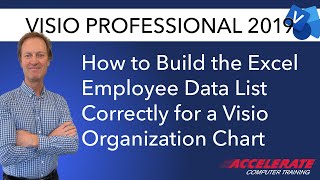 02 Build the Excel Data Sheet Correctly for Creating a Visio Organization Chart [upl. by Spooner]