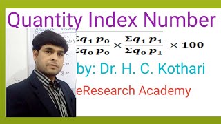 Quantity Index Number [upl. by Nageam]