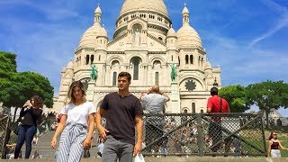 PARIS WALK  SacréCoeur Basilica in Montmartre  France [upl. by Padget563]