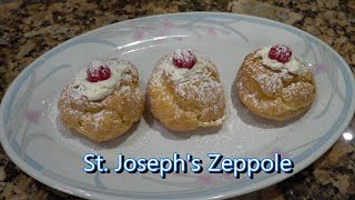 Italian Grandma Makes St Josephs Zeppole [upl. by Tuckie]