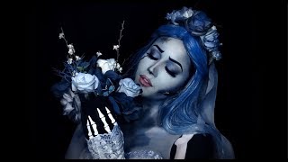 Corpse Bride Halloween Makeup Tutorial [upl. by Elnukeda258]