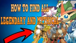 How To Find ALL Legendary and Mythical  Pokemon Brick Bronze [upl. by Acinok388]