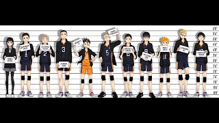 Haikyuu Height Comparison Season 4 [upl. by Ozmo630]