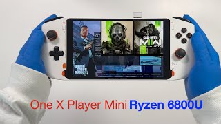 Unboxing OneXPlayer Mini AMD Ryzen 6800U  Gameplay [upl. by Atnoled]