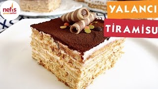 Bisküvili Yalancı Tiramisu  Pasta Tarifleri  Nefis Yemek Tarifleri [upl. by Abihsat377]