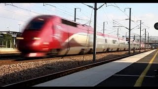 Thalys at 300 kmh full speed 2011 [upl. by Marigolde]