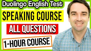 Duolingo English Test Speaking Course  1 hour of speaking lessons practice all the speaking tasks [upl. by Notreve]