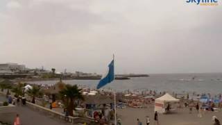 Live webcam Playa de Fañabé Tenerife  Time Lapse [upl. by Suiravat]