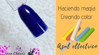 Como hacer color azul eléctrico [upl. by Oicul]