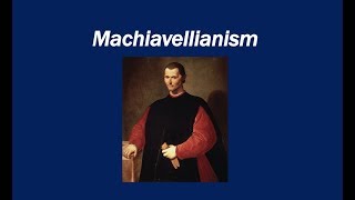 What is Machiavellianism [upl. by Waddington]