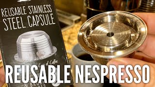 HOW TO USE YOUR OWN COFFEE IN A NESPRESSO MACHINE [upl. by Letnuahc]