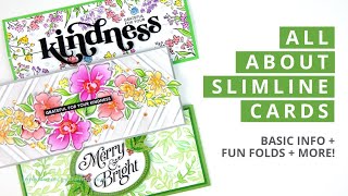 All About Slimline Cards  Fun Folds amp Techniques [upl. by Jacklin]