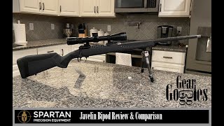 Spartan Precision Javelin Bipod Review amp Comparison  GEAR GOGGLES [upl. by Boutis665]