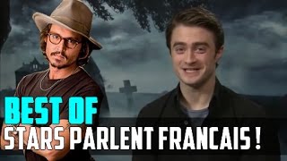 Best Of  Les Stars parlent Français [upl. by Jannery385]