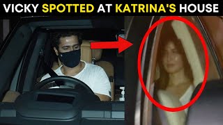 Vicky Kaushal SNAPPED at Katrina Kaifs house on Monday evening  EXCLUSIVE FOOTAGE [upl. by Fagin]