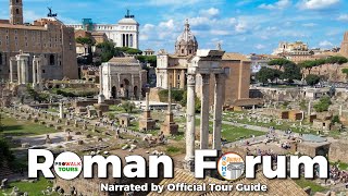 Roman Forum Guided Tour  Narrated by Official Tour Guide [upl. by Oicaroh]