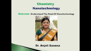 Nanotechnology By Dr Anjali Ssaxena [upl. by Cheyne]