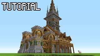 How to Make a MEDIEVAL CASTLE in Minecraft [upl. by Akenna]