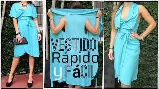 Cómo hacer un VESTIDO RÁPIDO Y FÁCIL  Fabiana Marquesini  28 [upl. by Ahsyak946]