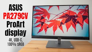 ASUS PA279CV ProArt Display designer review [upl. by Eyks337]