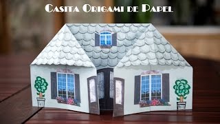 Casita Origami de Papel Facilísima Para Jugar [upl. by Ibed]