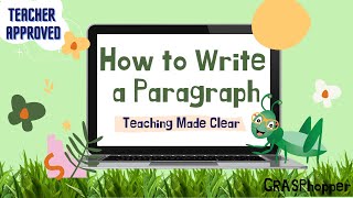 How to Write a Paragraph for Kids Teaching Lesson in English [upl. by Irisa]