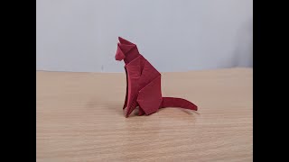 How To Make Origami Cat Instructions Step By Step [upl. by Niraj]