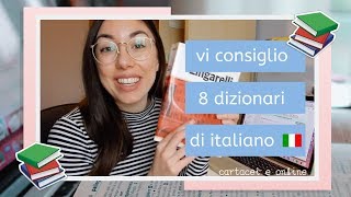 8 dictionaries for Italian language online and hardcopy  Learn Italian with Lucrezia [upl. by Elkin677]